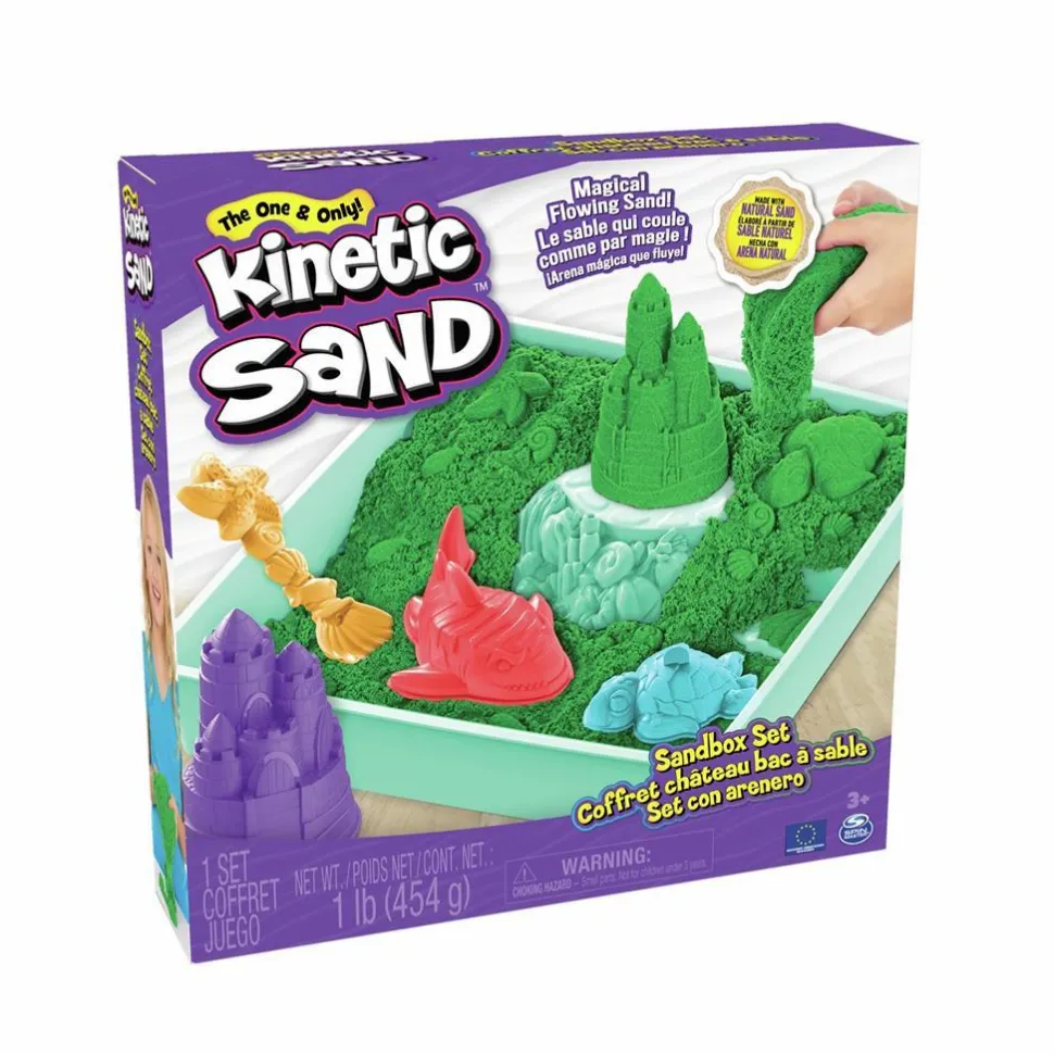 Kinetic Sand® - Sandbox grøn, 454 gram