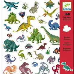 Klistermærker - Dinosaurer, 160 stk.