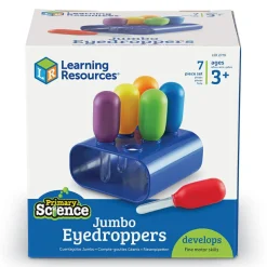 Kæmpe pipette med stativ, 6 stk.