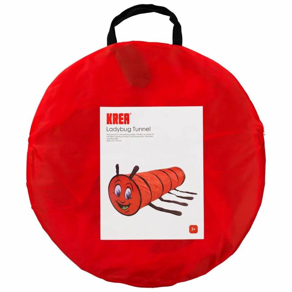 Kravletunnel mariehøne Ø45 cm - L: 170 cm