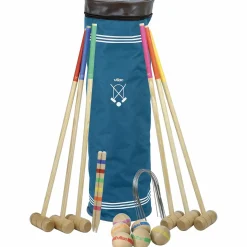 Kroketspil med 6 køller - L: 85 cm
