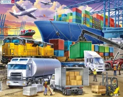 Larsen puslespil - Containerhavn, 37 brikker