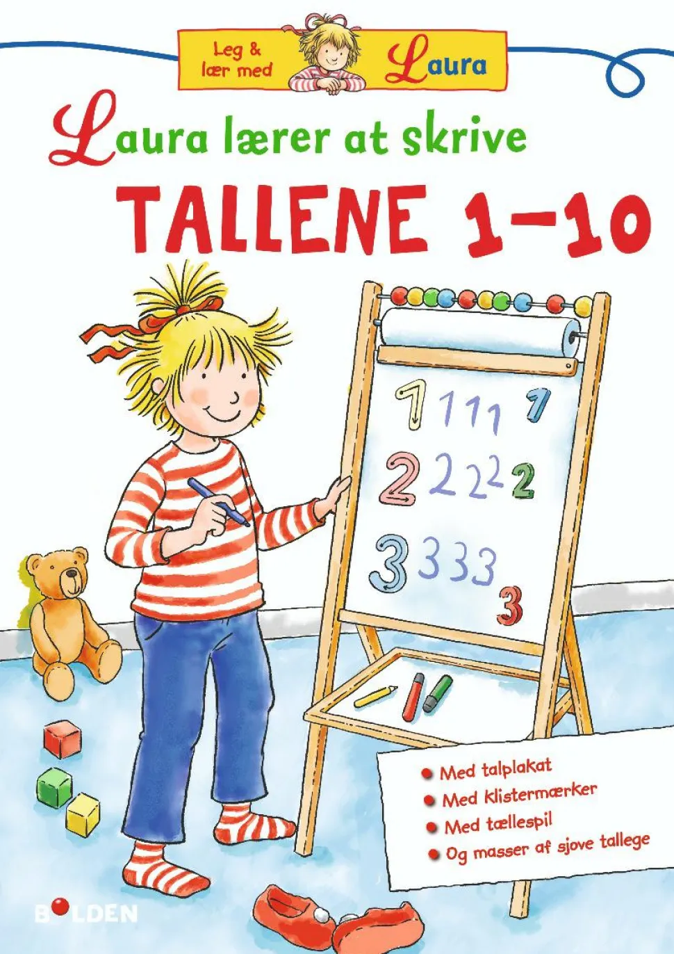 Laura lærer at skrive tallene 1-10