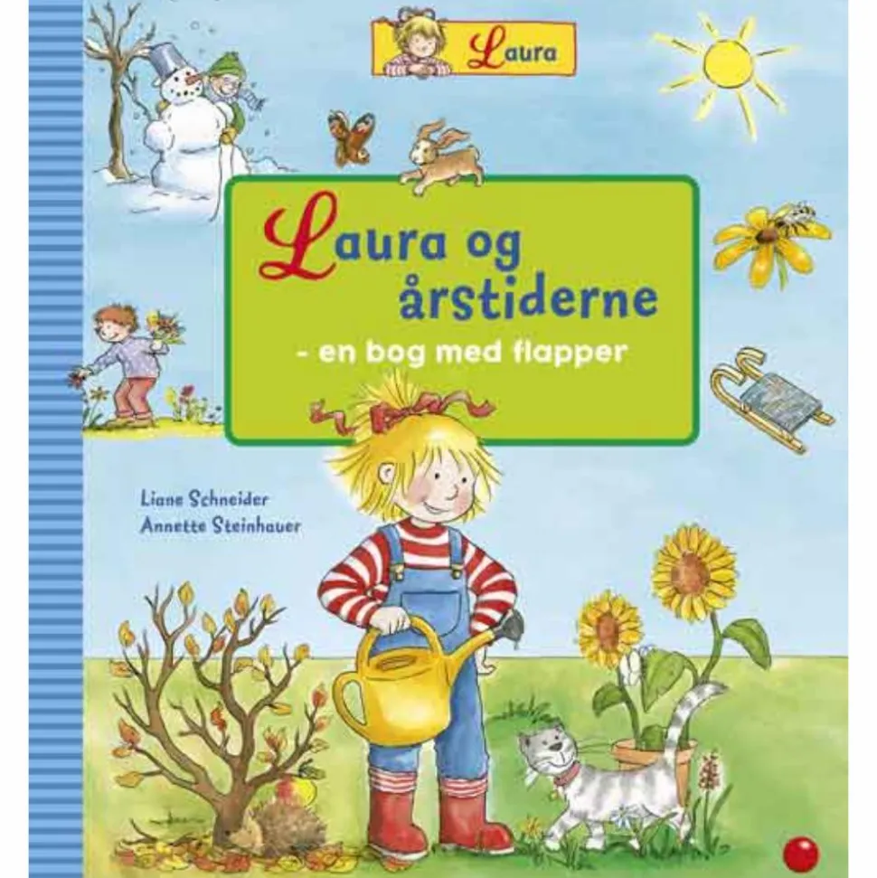 Laura og årstiderne - en bog med flapper