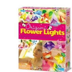 Lav din egen lyskæde m. blomster - origami