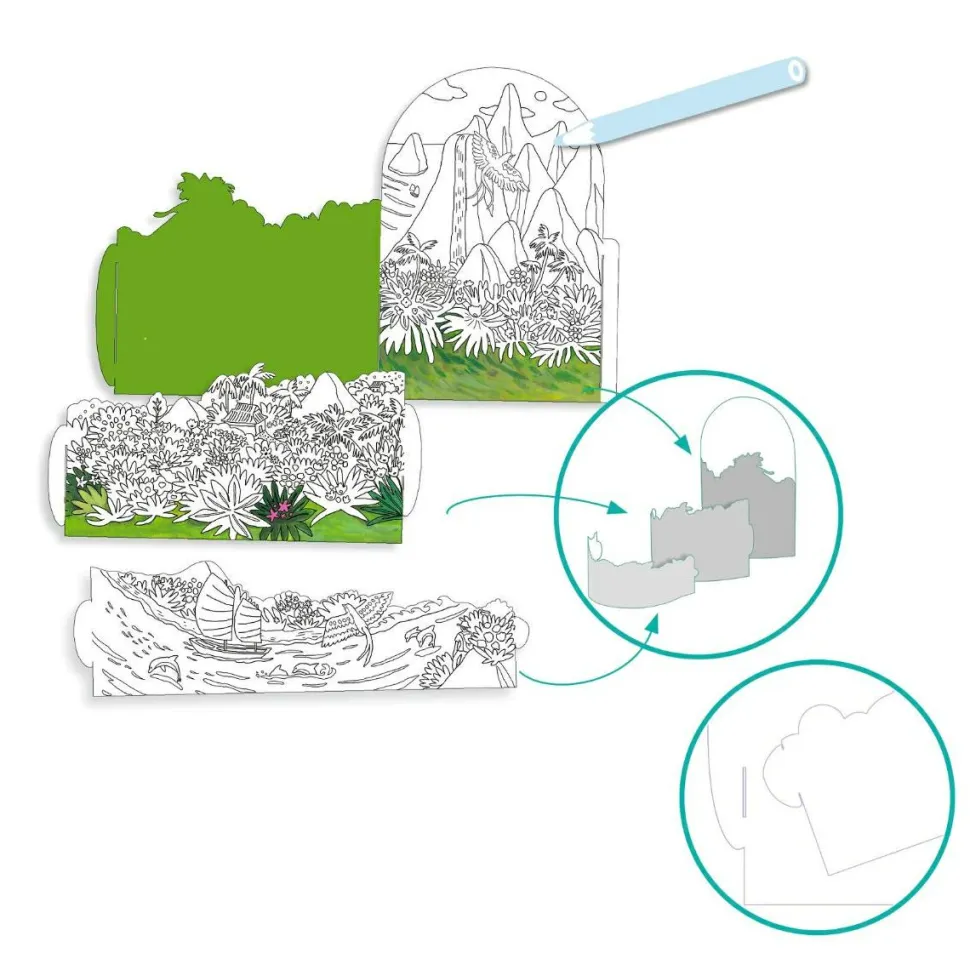 Lav et diorama - Min egen lille ø