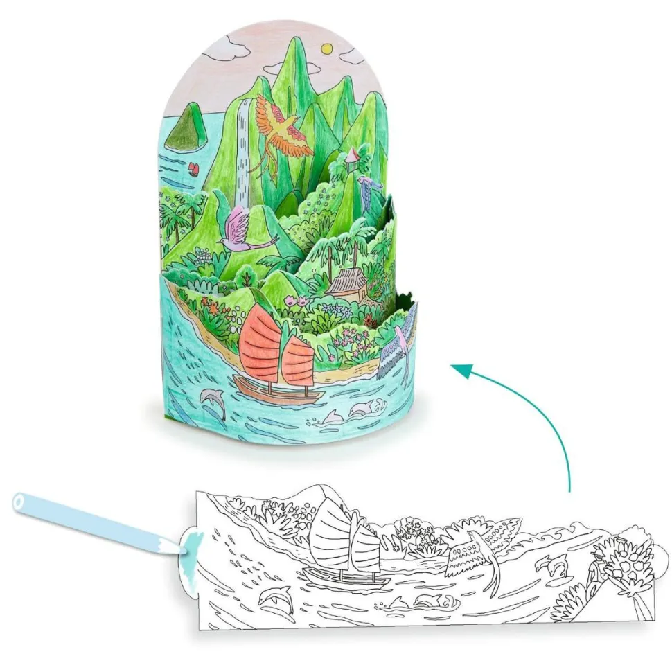 Lav et diorama - Min egen lille ø