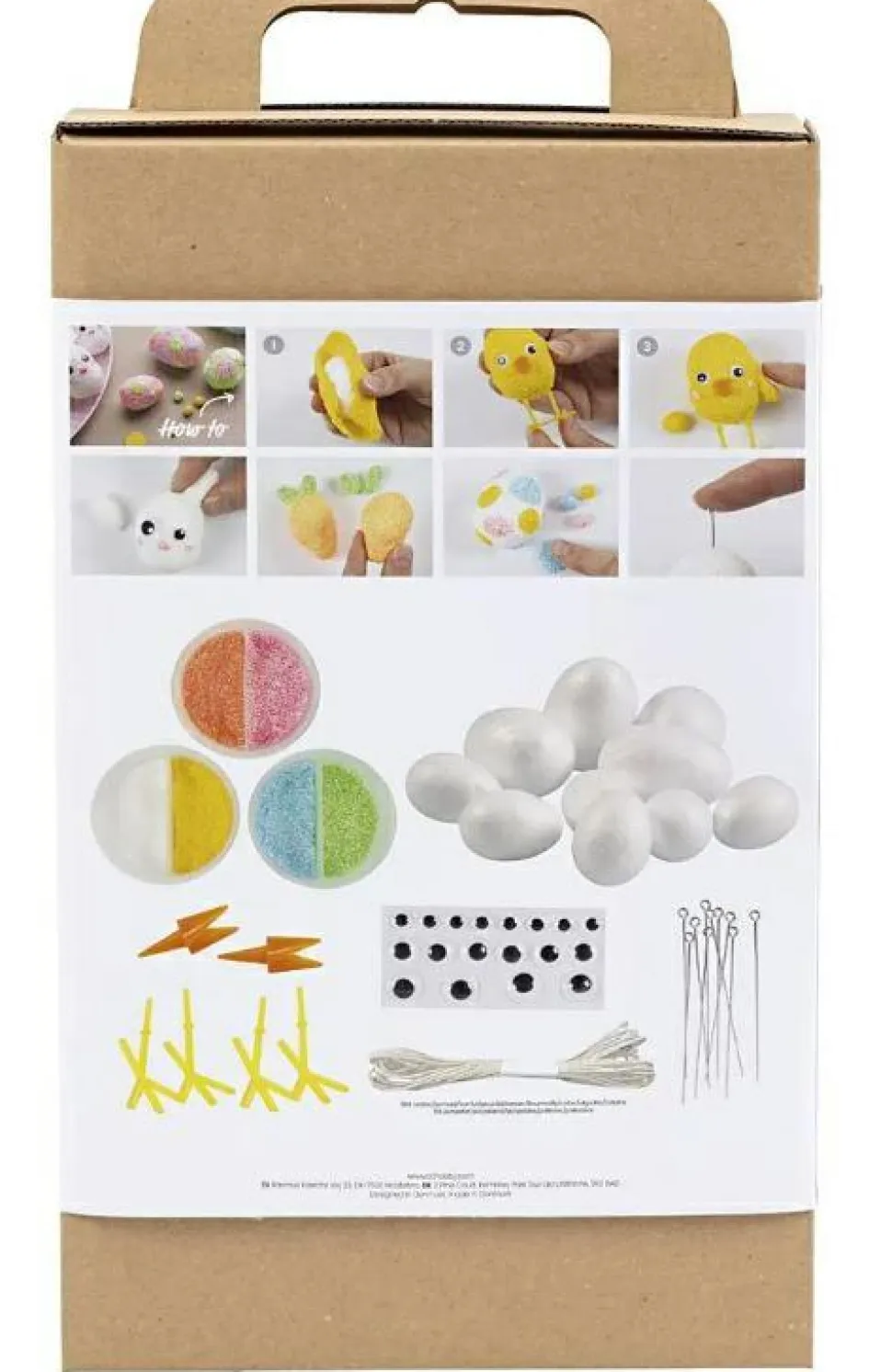 Lav påskepynt med Foam Clay