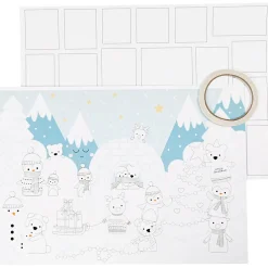 Lav selv julekalender (inkl. motiv), 3 stk