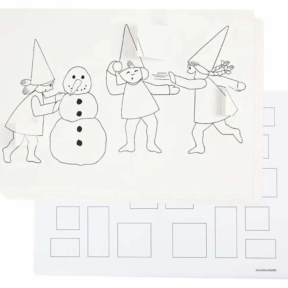 Lav selv julekalender (sneboldkamp), 30 stk
