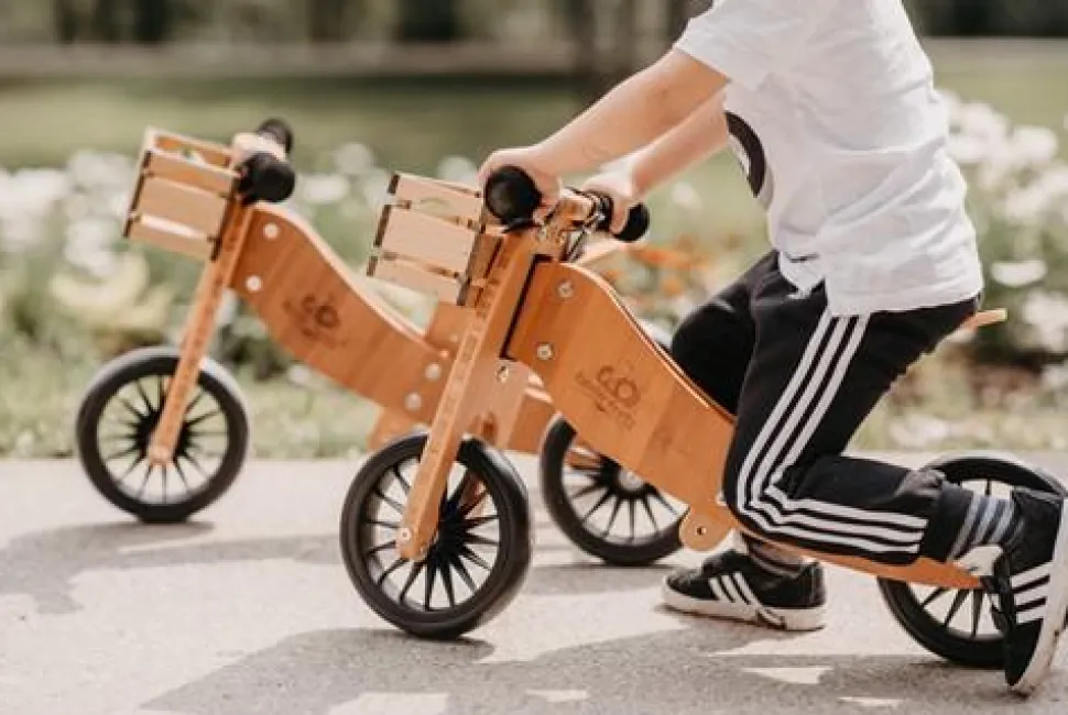 Løbecykel - Tiny Tot 2-i-1 Plus, Bambus