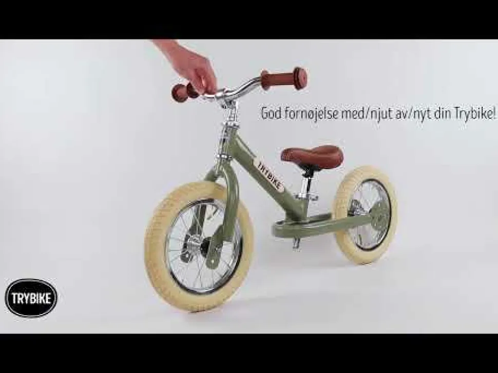 Løbecykel - Trybike med to hjul, Rosa