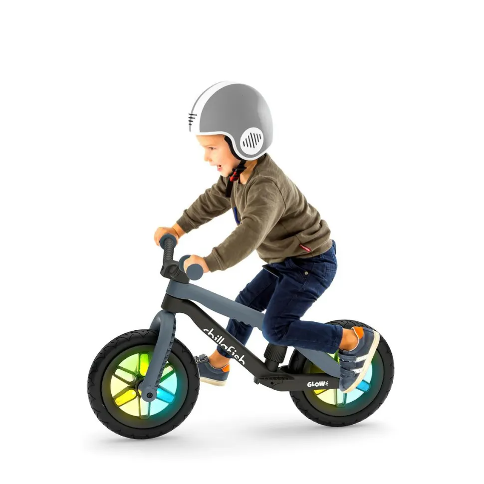 Løbecykel BMXie GLOW - Antracit (2-5 år)
