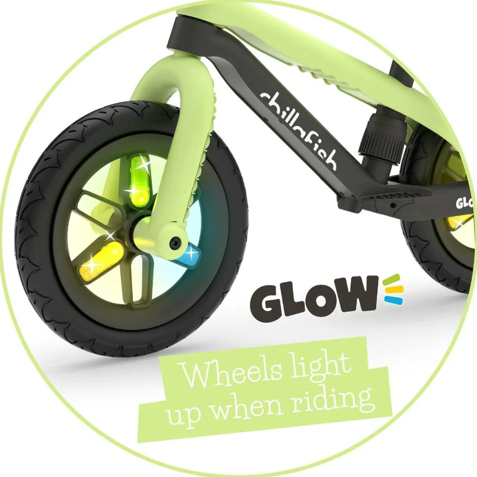 Løbecykel BMXie GLOW - Pistacie (2-5 år)