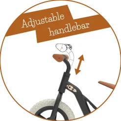 Løbecykel Charlie - Sort (18 mdr - 4 år)