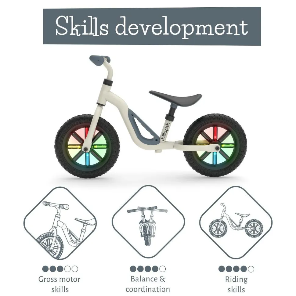 Løbecykel Charlie GLOW - Beige (18 mdr - 4 år)