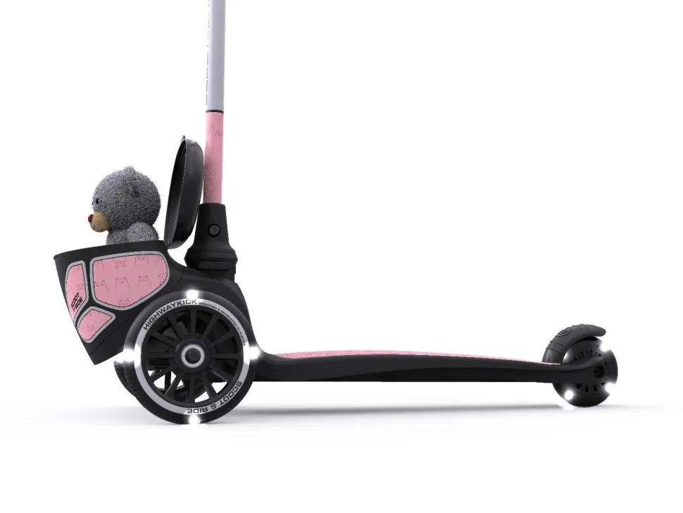 Løbehjul - Highwaykick 2 Lifestyle m. LED, Rose
