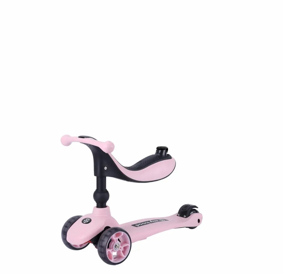 Løbehjul/Løbecykel - Kick'n'Ride, Rosa