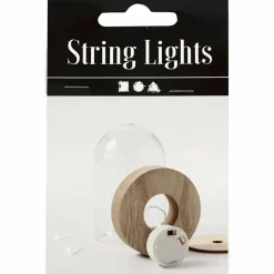 LED lyskæde - L: 27 cm, 1 stk
