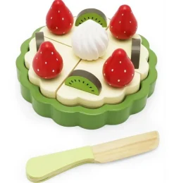 Legemad - Kage med jordbær og kiwi