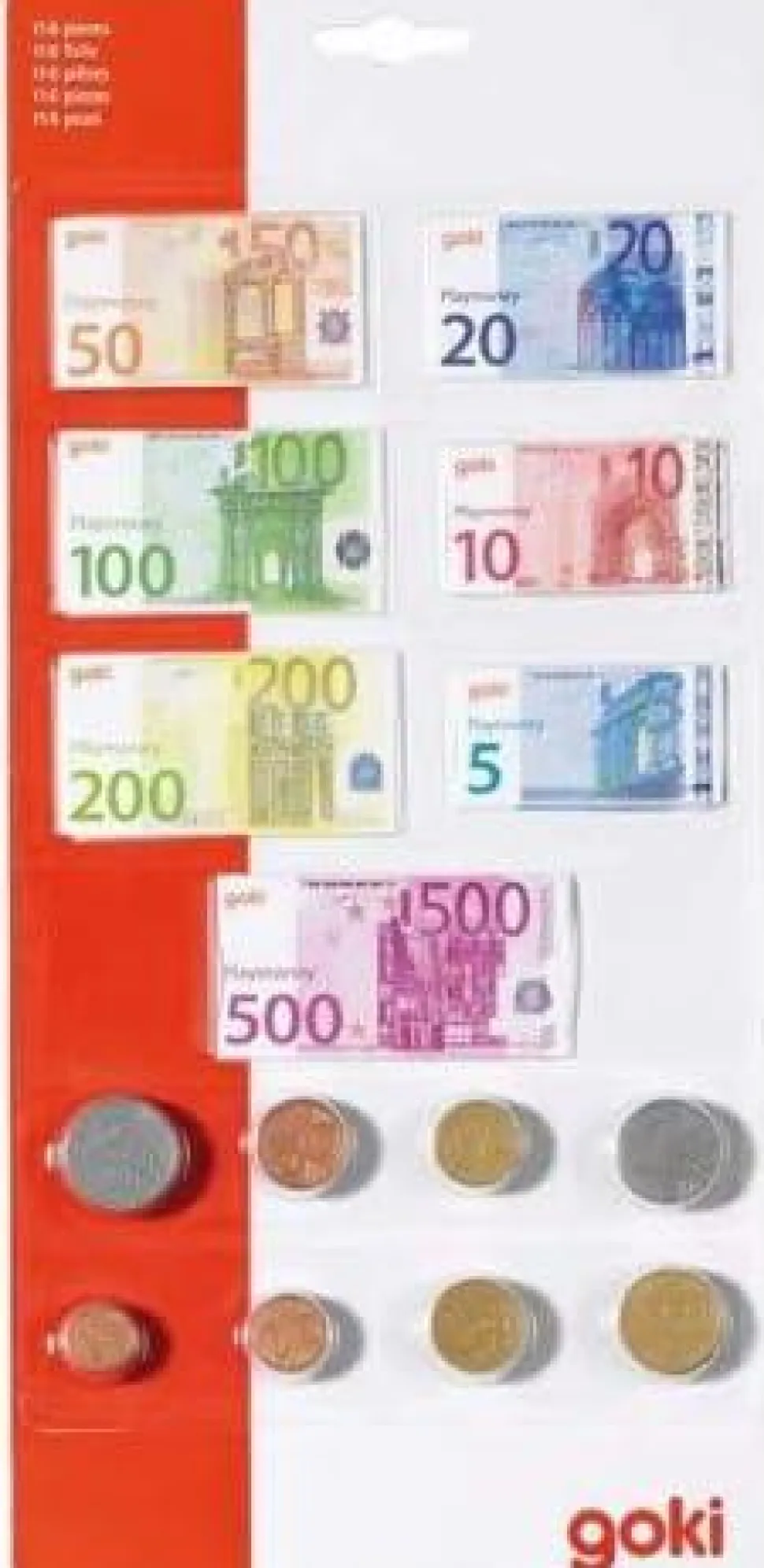 Legepenge - Euro, 116 dele