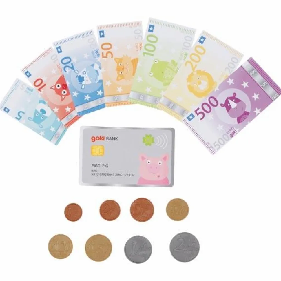 Legepenge (dyre-valuta), inkl. kreditkort