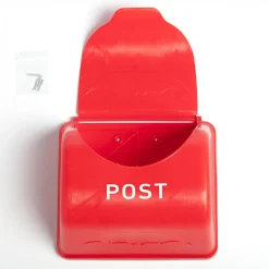 Legeplads postkasse - Rød