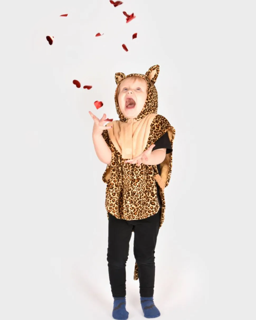 Leopard-dragt, str. 1-4 år