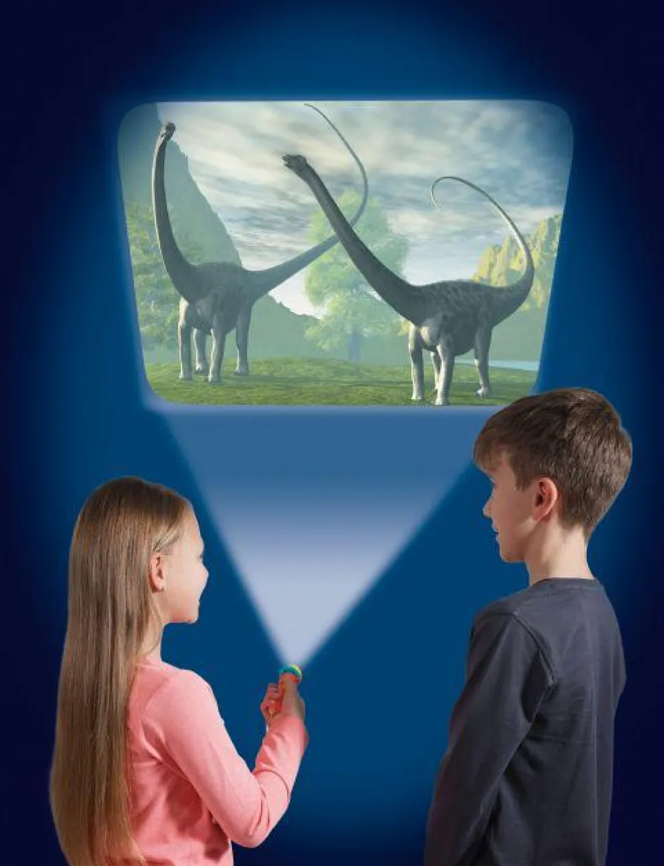 Lommelygte med dias - Dinosaurer