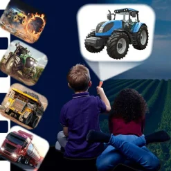 Lommelygte med dias - Traktorer & trucks