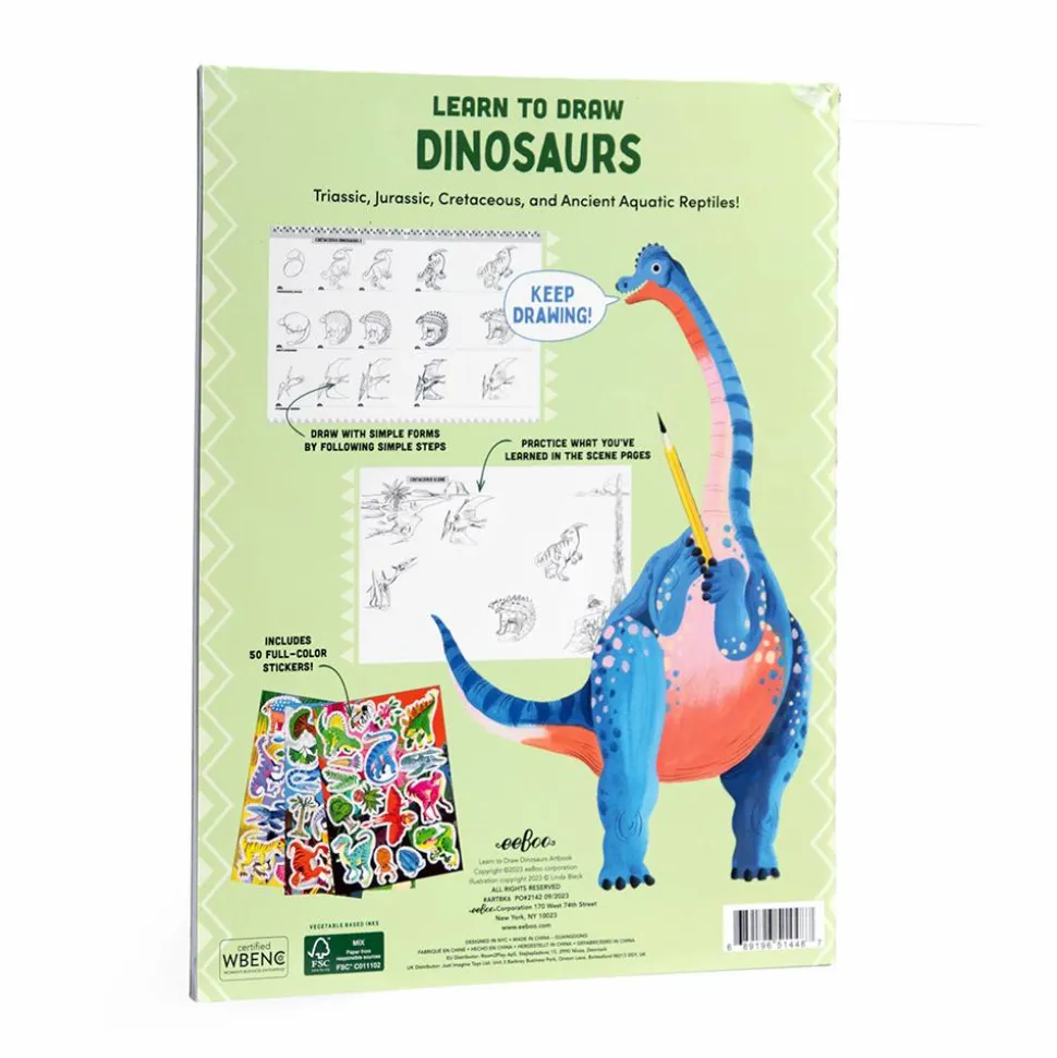 Lær at tegne - Dinosaurer
