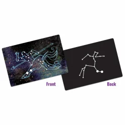 Lær stjernebilleder - Plakat + kort, 54 stk