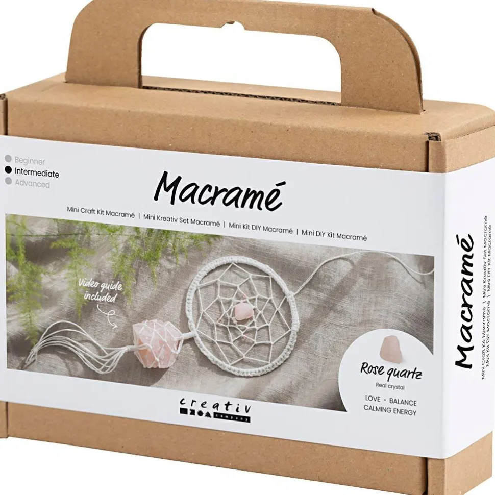 Macramé kit - Drømmefanger m. krystal