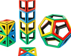 MAG Polydron | Sæt m. ekstra figurer | 48 dele
