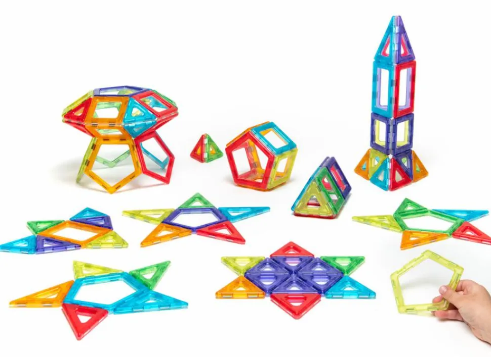 MAG Polydron | Transparent | 100 dele