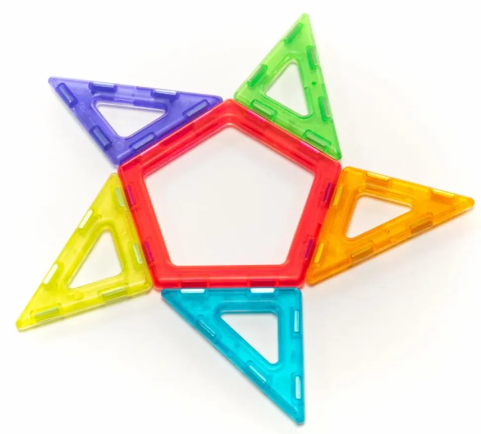 MAG Polydron | Transparent | 100 dele