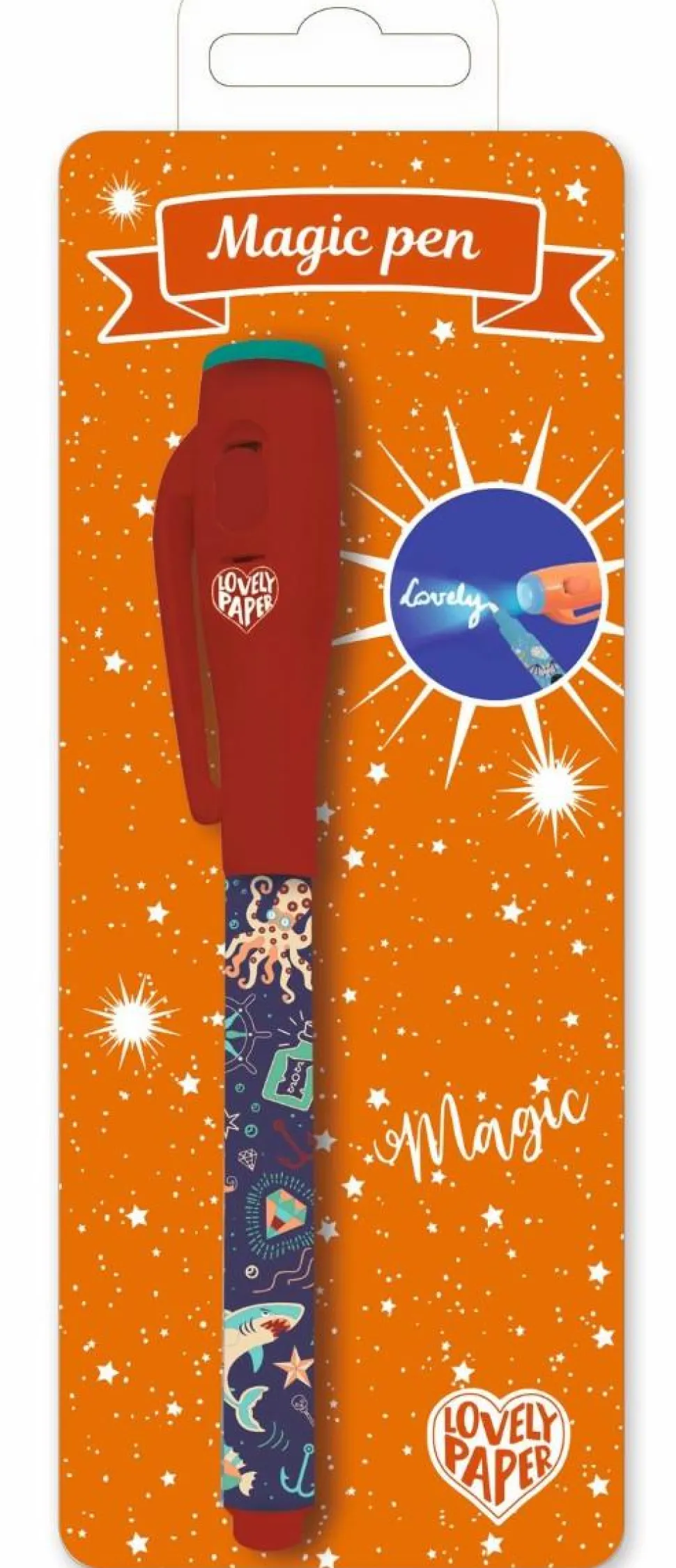 Magisk pen med UV-lys, Steve