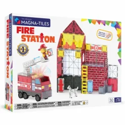 Magna-Tiles | Brandstation med lyd og lys, 50 stk