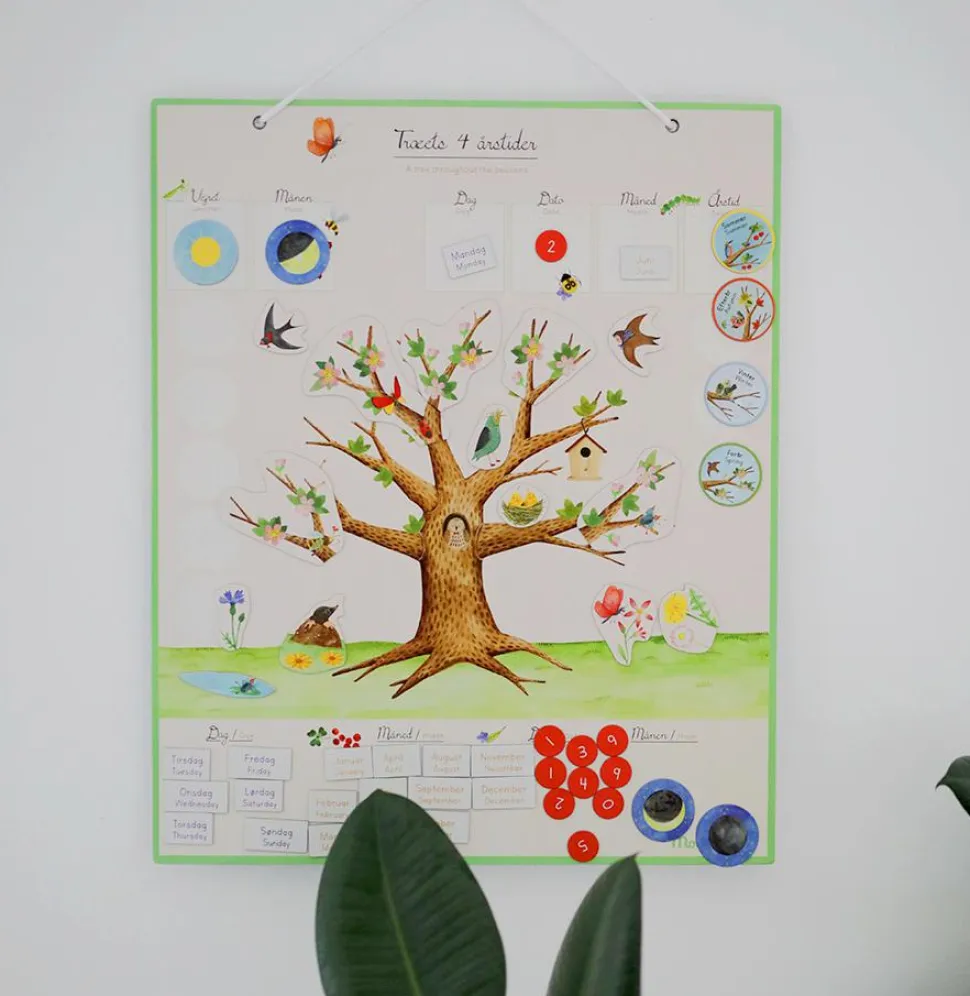 Magnetisk kalender - Årets gang