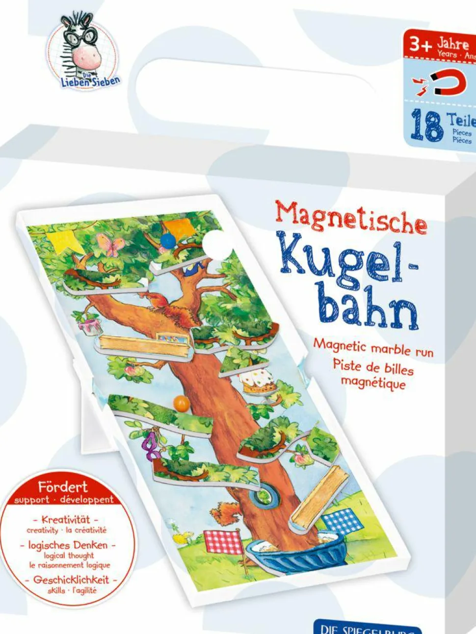 Magnetisk kuglebane - 7 søde venner