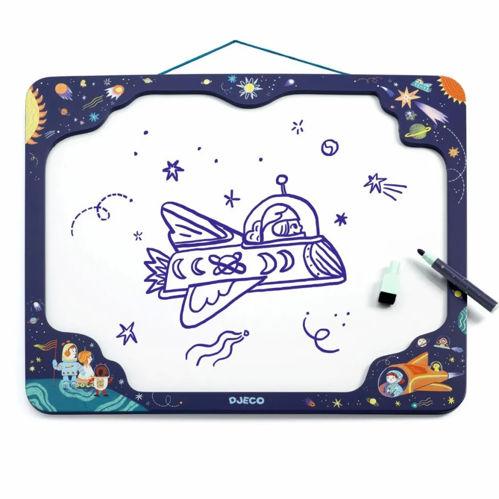 Magnetisk opslagstavle m. whiteboard - Rummet