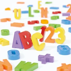 Magnetsæt med ABC, 123 og figurer, 106 dele