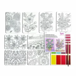 Mal med vandfarver - Blomster