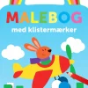 Malebog med klistermærker - Kanin