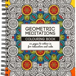 Malebog Mindfulness - Geometrisk, 64 sider