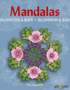 Mandalas malebog - Blomster og bær