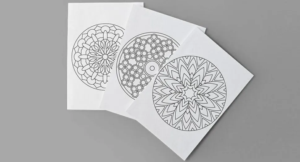Mandalas malebog - Den fantastiske