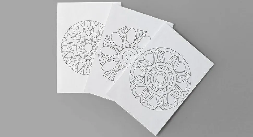 Mandalas malebog - Årstidernes gang 1