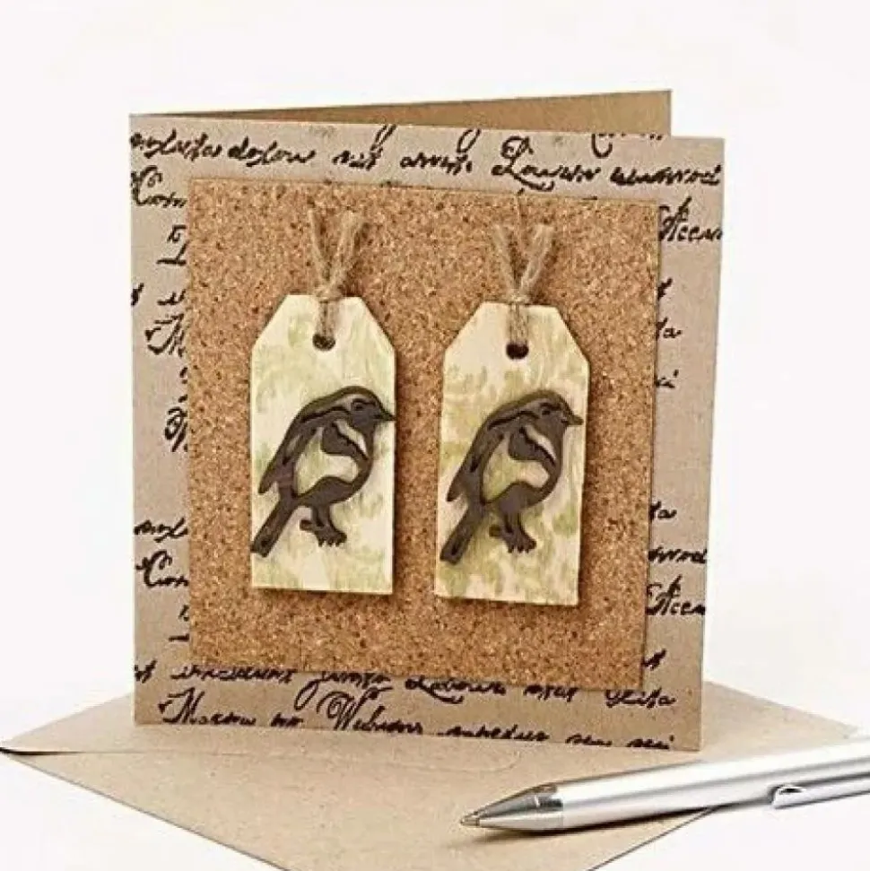 Manilamærker 3 x 6 cm - Natur, 10 stk