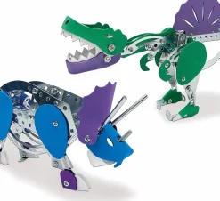 Metalbyggesæt - Triceratops + Spinosaurus